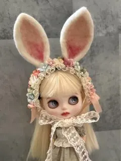 モンストドールカスタムヘッド+笑笑ちゃん衣装+ボディ+ウィッグ+
