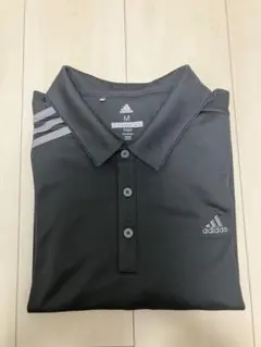 アディダスゴルフ　グレーポロシャツ　サイズM