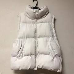 【hunch】アイボリーダウンベスト