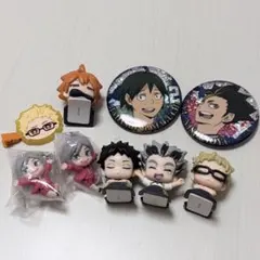 ハイキュー グッズセット ガチャガチャ カプセルトイ 缶バッジのサムネイル