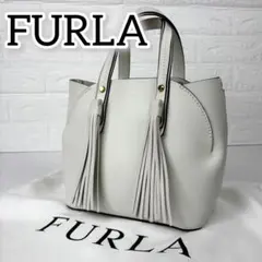【極美品】FURLA DANAE かごバッグ 近年　レッド ハンドバッグ 極美品】FURLA DANAE かごバッグ 近年 レッド ハンドバッグ - メルカリ