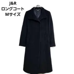 J&R ロングコート M ブラック アンゴラ混 ウール 高級感 秋冬 おでかけのサムネイル