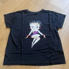Betty Boop ベティーブープ Tシャツ ブラック 半袖のサムネイル