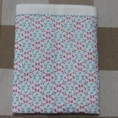 刺し子完成品　★つづき山形　～ローズピンク＆アクアブルー　２色カラー～★のサムネイル
