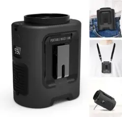 ベルトファン 4段階調節 13000RPM 超強風 最長22時間動作 熱中症対策