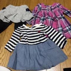 3点セット ワンピース スパッツ付きスカート