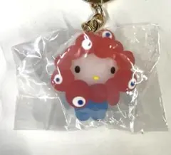 【値下げ】ハローキティ 関西万博　サンリオミャクミャククリアキーホルダー　キティ
