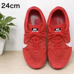 NIKE ナイキ ランニングシューズ 24cm レディース スニーカー レッドのサムネイル