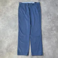 ポロ ラルフローレン W36 ポロチノ チノパン ボトム 古着 青 19000