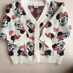 フタフタ　ミニーマウス カーディガン 95cm