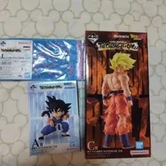 ドラゴンボール 一番くじA賞孫悟空&C賞超サイヤ人孫悟空フィギュアセット