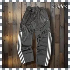 J*U様 adidas アディダス 3ラインジャージ スウェットパンツ M グレ