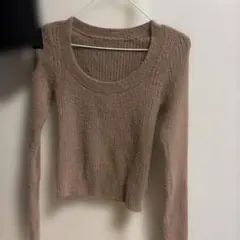 Dazy ベージュ 長袖ニットセーター S