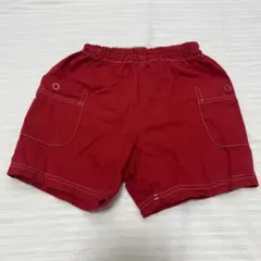 ELLE 赤いパンツ ポケット付きのサムネイル