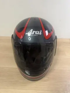 Arai Astro-V4 フルフェイスヘルメット 黒/赤　ジャンクのサムネイル