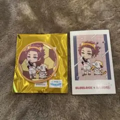 ブルーロック　ラスカル　トレーディンググリッター缶バッジ　糸師冴　ポラショット