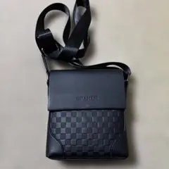 SPAHER ブラック ショルダーバッグ