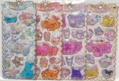 サンリオ ウォーターインシール シナモン キティ マイメロ クロミ キキララ