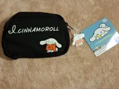 I.CINNAMOROLL シナモロール ポーチ 黒 プライズ品