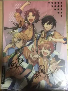 あんスタ 中国限定 カーテンコール缶バッジ特典クリアファイル trickstar