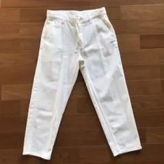 未使用品　リラックスアンクルジーンズ/ワイドフィット　S