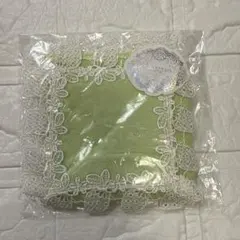 近沢レースシーズンハンカチ ストロベリー（ライトグリーン）のサムネイル