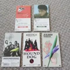 HOUND DOG 8cmシングルCD 5枚セット