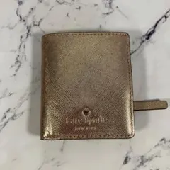 kate spade new york ケイトスペード 二つ折り財布 ゴールド