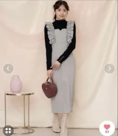 WILLSELECTIONフリルショルダースリットワンピース