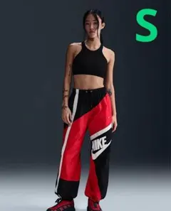 【新品】Lサイズ　NIKE ナイキ　オーバーサイズパンツ　RED 山田涼介着用 新品☆NIKE☆ナイキ☆山田涼介 着用☆RED☆オーバーサイズMパンツ