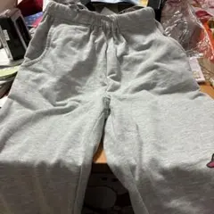 TY&JIMMY キャラクター付きグレーのパンツ