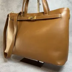 KITAMURA レザー 2way ハンドバッグ ショルダーバッグ