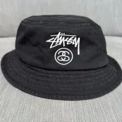 Stüssy ブラック バケットハット S/M
