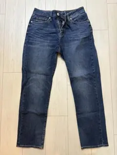 ダークブルー ストレートレッグ デニム 26