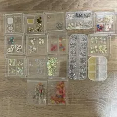 ネイルパーツセット クリア・カラフル まとめ売り