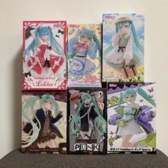 【新品 未開封】 初音ミク Fashion フィギュア 6体セット
