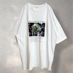 1236 美品✨JUNRED フォトプリントTシャツ M 白 オーバーサイズ