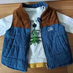 Buddy Lee ベスト 90cm ロンＴセット