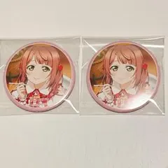 バンドリ Roselia 今井リサ ホログラム缶バッジ 星2絵柄 富士急 水着