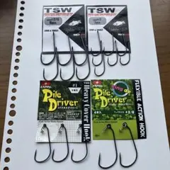 ［新品］マス針　釣り針　4セット #3/0 #2/0 #2 #1 まとめ売り