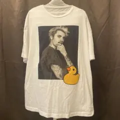 【USED】トップス Tシャツ S 白 H&M ジャスティンビーバー クマのサムネイル