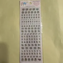リトルツインスターズ　キキララ　超マメシール　キラキラぷっくりシール