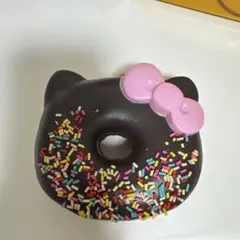 サンリオカフェワゴン ハローキティ ドーナツ型マスコット スクイーズチョコレート