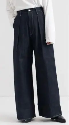 スーツ ANOTHER OFFICE Bonjour 2Tuck Pants BK 01 ANOTHER OFFICE / Bonjour 2Tuck Pants ALMOST BLACK – CASDAY