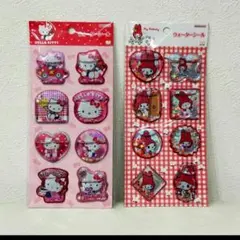 レア　希少　Sanrio ウォーターシール ステッカー キティ マイメロディ