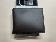 ［新品］Calvin Klein 二つ折り財布セット ダークブラウン