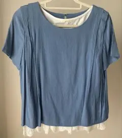 レディース 半袖 レース トップス