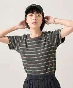 FREAK'S STORE ワッフルTシャツ ボーダー 半袖のサムネイル
