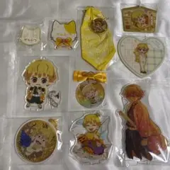 鬼滅の刃　我妻善逸　アクリルスタンド　アクスタ　アクキー　10点セット