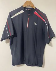 MIZUNO ハーフジップウェア Lサイズ ネイビー BASEBALL 野球